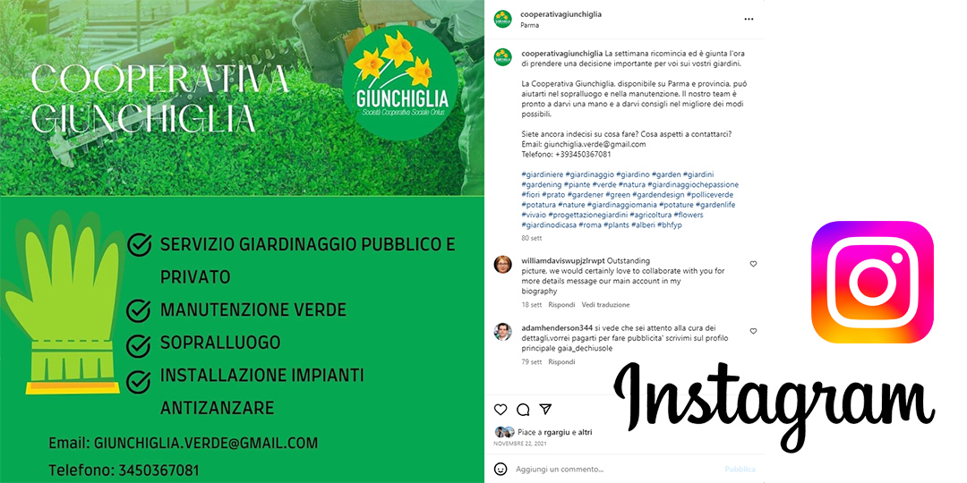 Instagram sito Giunchiglia