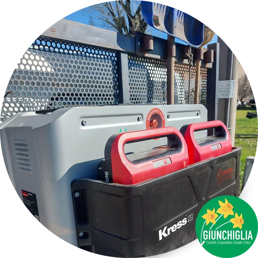 Giunchiglia Kress macchinari a batteria-1 Giunchiglia Kress macchinari a batteria