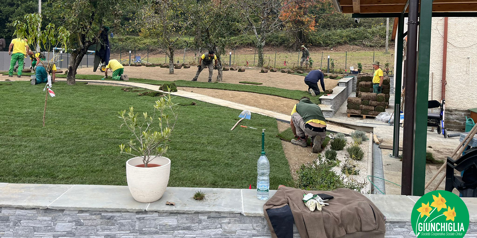 Giunchiglia Giardinaggio Parma - Tutti insieme al lavoro